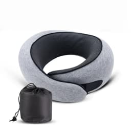 Portable U-shaped Travel Pillow Memory Foam Snail Pillow Travel Neck Support Neck Pillow Adjustable Soft Noon Break Pillows