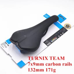 PRO Bike Saddle Turnix Performance Stainless Rails TEAM Carbon Rails