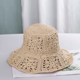 2023 Womens Straw Hats crochet hat bucket hat UV Protection Sun Visor Beach Hats Women Visors Foldable Female Summer Sun hat