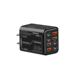 New 240W 8 in 1 USB C Charger Fast Charging Phone Charger Power Adapter For iPhone Samsung Huawei EU/US/UK Plug Wall Charger