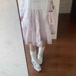 Sweet Ruffle Pink Polka Dot Half Length Skirt for Women Summer New Cute High Waist Slim Skirts Harajuku Chic Puffed Skirt New