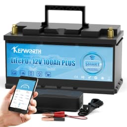 EU Stocks New LiFePO4 Deep Cycle Battery 12V 100Ah 120Ah 180Ah 300Ah Built-in Upgraded BMS For Golf Carts Marine Trolling Motor