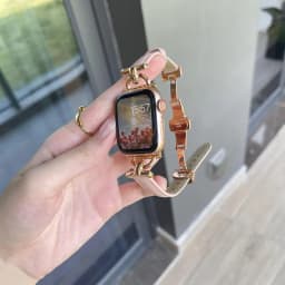 100% Genuine Leather strap for Apple Watch band 49mm 38/40/41/42/45/44 mm Iwatch Series 3 4 5 SE 6 7 8 Ultra Watchband Bracelet