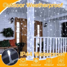 Fairy LED Curtain Lights USB Remote Waterproof 300 LED for Bedroom Xmas Wedding Party Patio Garden Indoor Outdoor Decor