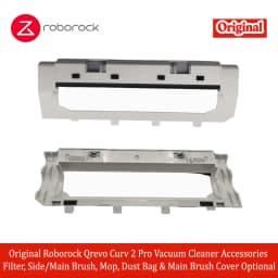 Original Roborock Qrevo Curv 2 Pro Vacuum Cleaner Accessories Filter, Side/Main Brush, Mop, Dust Bag & Main Brush Cover Optional