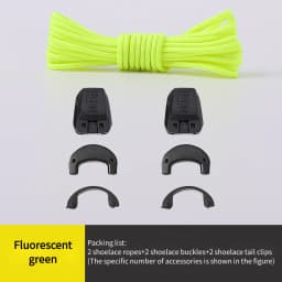 Quick Lock No Tie Shoelaces for Sneakers Salom Easy Install Elastic Shoe Laces with Buckle Anti-Slip Lazy Laces for Daily Shoes