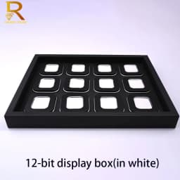 New Arrival Display Box For Gemstone Of Leather Diamond Jewelry Box Square Clear Plastic Box Loose Diamond Stone Gem