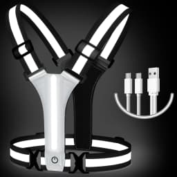 Outdoor Adjustable Safety Reflective Vests Night Running Riding Highlight Lightweight Safety Straps Biking Cycling Equipment