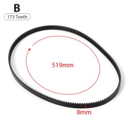 173T Breadmaker Conveyor Belts Bread Machine Belts Bread Maker Parts 173Teeth Perimeter 519mm Kitchen Appliance Accessories