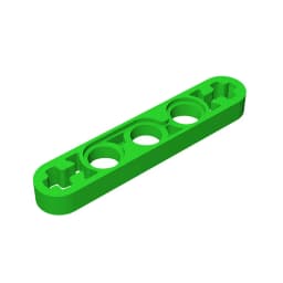 MOC PARTS GDS-691 Technical, Liftarm Thin 1 x 5 - Axle Holes compatible with lego 11478 pieces of children's toys