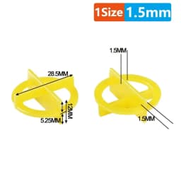 50/500Pcs Ceramic Tile Leveling System Spacers Clips Wedge for Tiling Fixing Floor Wall Gap Leveling System Construction Tool