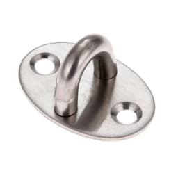 1Pc Ceiling Hook Stainless Steel U-shaped Ring Mount Base Ceiling Anchor Hanger Fit Fans/Chandelier /Hammocks/Rings Hardware