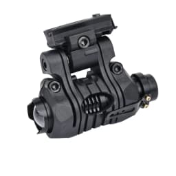 Wadsn Mini Helmet Lamp White Light LED Flashlight Fit FAST HELMET Outdoor Tactical signal Optical hunting equipment Nylon Clamp