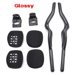 Carbon Road Handlebars Bicycle Rest Bar TT Handlebar Clip On Aero bar Bike Racing Carbon Handle Bar 30°/45° Triathlon Handles