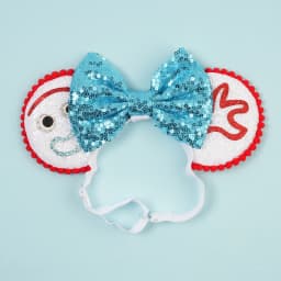 Mouse Ears Adjustable Headband Cartoon Sequin Bows Headband Birthday Party Christmas Princess Cosplay Costume For Women Adult