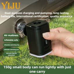 YIJU Wireless Inflation Pump Portable Outdoor Mini Air Compressor Air Cushion Bed Swim Ring Multi Function Air Pump