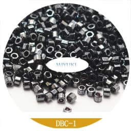 Japanese Miyuki Seed Beads Dbc11/0  Section Delica Beads 1.6mm Metallic 20 Colors 5G Pack for Jewelry Making