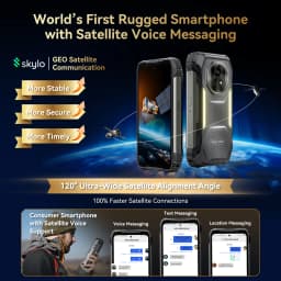 Blackview XPLORE 2 Satellite Rugged Smartphone Android 15 20000mAh Battery 6.73' 3.2K 120Hz AMOLED Display Satellite Communicati