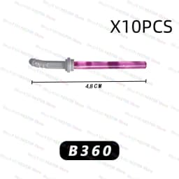 MOC Game Anime Cartoon Multi-colored Lightsaber Building Block Toy Children’s Gift Accessory Educational Toy PJB349-365