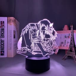 3d Led Lamp Anime Chainsaw Man for Bedroom Decoration Nightlight Kids Birthday Gift Manga Chainsaw Man Led Night Light Bedside