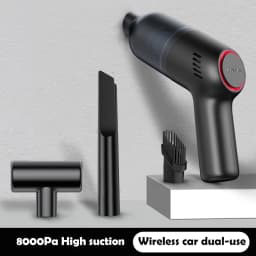 8000Pa Car Vacuum Cleaner Handheld Wireless Portable Strong Suction Low Noise Pet Cat Hair Vacuum Cleaners For Cars Home