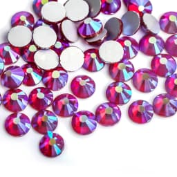 SS16 SS20 SS30 Glitter Rhinestone Crystal AB Non Hot Fix Flat back Rhinestone Apparel for Nail Art Fabric Garment
