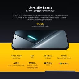 POCO X8 Pro Global Version Dimensity 8500-Ultra 50Mp Sony Lmx882 with Ois Ultra-Bright 1.5K 120Hz Amoled Display 6500 Mah (Typ.) Battery with 100W Hypercharge