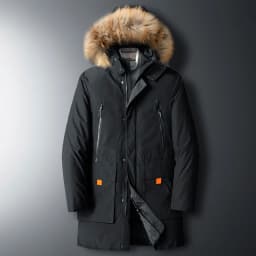 Mens Coat High Quality Thermal Down Jacket Thick Puffer Jacket Overcoat Men's Winter Parka Men 90% White Duck Down Removable Cap