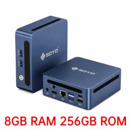 Y5 Pro Mini PC Intel Core i5 8th Gen DDR4 16GB RAM 512GB SSD Windows 11 Pro Desktop Computer USB‑C WiFi Small Mini Desktop SOYO