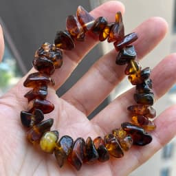 Original Amber Bracelets for Unisex New Genuine Irregular Beads Natural Black Medical Green Healing Jewelry Factory Unique Gift