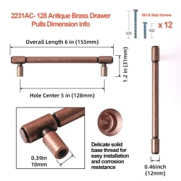 Antique Solid Zinc Alloy Cabinet Pull Furniture Handle Furniture Handle & Knob Drawer Wardrobes Kitchen Handle