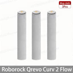 Roborock Qrevo Curv 2 Flow/Qrevo Curv 2 Flow Robot Vacuum Accessorie Main Side Brushe Mop Cloth HEPA Filter Dust Bag Spare Parts