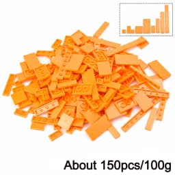 1x1 1x2 1x6 2x2 2x4 Bulk Mixed Smooth Building Blocks 11Color 150Pcs Creative City Thin Bricks Model Compatible Educational Toy
