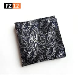 Classic Paisley Floral Anchor Handkerchief Silk Satin Mens Hanky Fashion Classic Wedding Party Pocket Square Hanky
