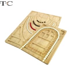 Diy Wood Beaded Tray Solid Wood Jewelry Board Bracelet Anklet Necklace Pearl Tray Bracelet Design Bead Tray