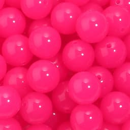20pcs 16mm Acrylic Beads Candy Color Round Loose Spacer Beads For DIY Jewelry Making Bracelets Necklace Phone Key Chain Findings
