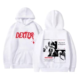 TV Play Dexter Morgan The Devil in Disguise Hoodie Men Women Casual Vintage Streetwear Male Fashion Oversized Pullover Hoodies