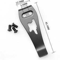 1piece Back Clip for DIY Folding Pocket Knife Tool DIY Accessories Multi Design Back Clip Custom Folding Knife Back Clip Holder