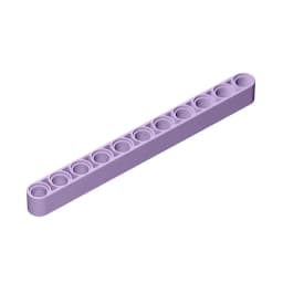 Gobricks 32525 10Pcs Liftarm Bricks Thick 1x11 Technic Parts Assembles Particles Model MOC Toys Sets DIY Car Lifting Function