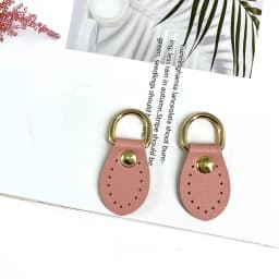 2Pcs Handmade Bag Buckle Straps PU Leather Metal Handbags Shoulder DIY Bag Accessories Fashion Lychee Pattern Chain Clasp Buckle