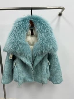 OFTBUY Luxury Short Big Fox Fur Goose Down Coat Female Natural Fur Puffer Jacket New Autumn Winter Thickened Warm Clothes Women