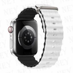Ocean Band for Apple Watch Ultra 2 49mm 44mm 45mm 42mm 38/40/41mm silicone bracelet correa iwatch series 9 8 7 se 6 5 4 3 strap