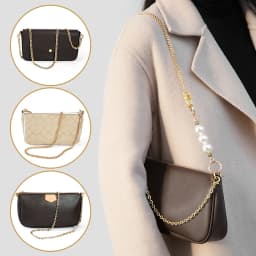 CRAZYSMITH Metal Bag Chain Transformation Bag Strap Replacement Underarm Crossbody Shoulder Handbag Extension Chains Accessories