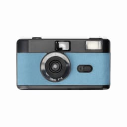 Vintage Retro 35mm Reusable Film Camera Fixed Focus Lens Manual Film Winding and Rewinding Built-in Flash Non Disposable Camera