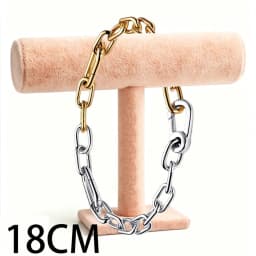 2026 New 925 Silver Women's Classic Logo Heart Shaped ME Chain Link Open Loop Bracelet Display Tool Exquisite DIY Charm Jewelry