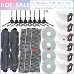 Fit For Dreame L10s Pro Ultra Heat / L10s Ultra Gen 2 / D20 Ultra / Mova E30 Ultra / P10 Ultra Brush Filter Mop Cloth Bag