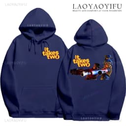 Men Women Game Long Sleeve It Takes Two Hoodie Hoody Girlfriend Boyfriend Couple Clothes Kodi Xiaomei Wife Husband Gifts Hoody