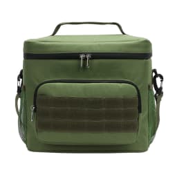 Camping Thermal Bag Insulated Lunch Bag Large Capacity Thermal Picnic Box With Shoulder Strap Separated Storage Compartments