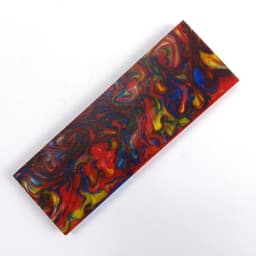 2pieces C-Tek Material for DIY Knife Handle Material Plate Resin Compound Material Pattern Slingshot Handle Material 120x40x8mm