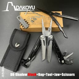 DAKOYU-Multi-functional Swiss Tool with Whistle, Outdoor Pliers, DKShadow Available In Multiple Colors, Outdoor Camping Equipmen